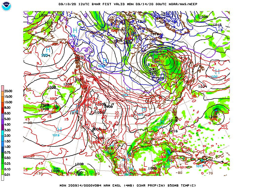 84 Hour Forecast